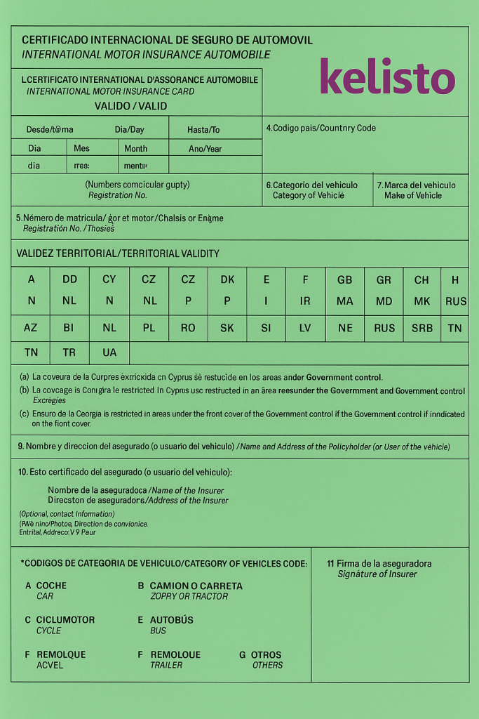 Ejemplo de Carta Verde